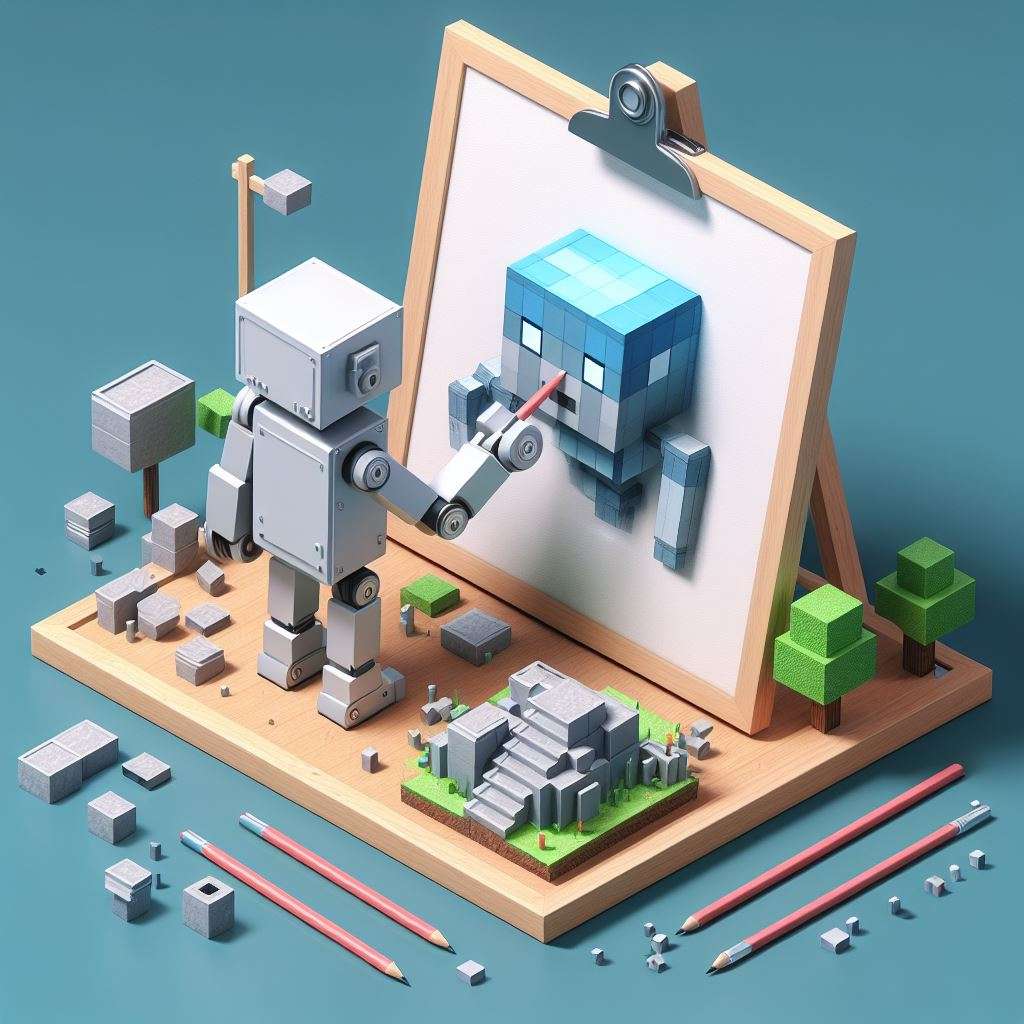 how to Draw Minecraft Blocks