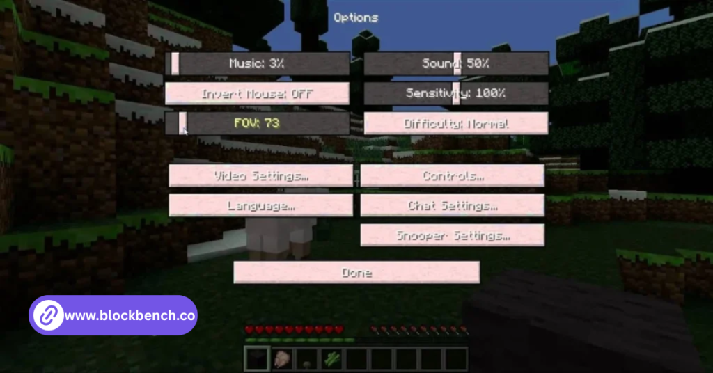 change your view in minecraft