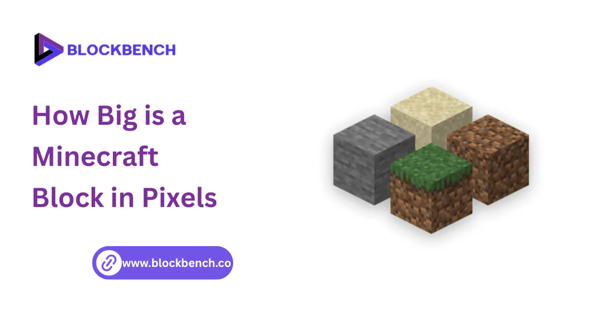 how big is a minecraft block in pixels