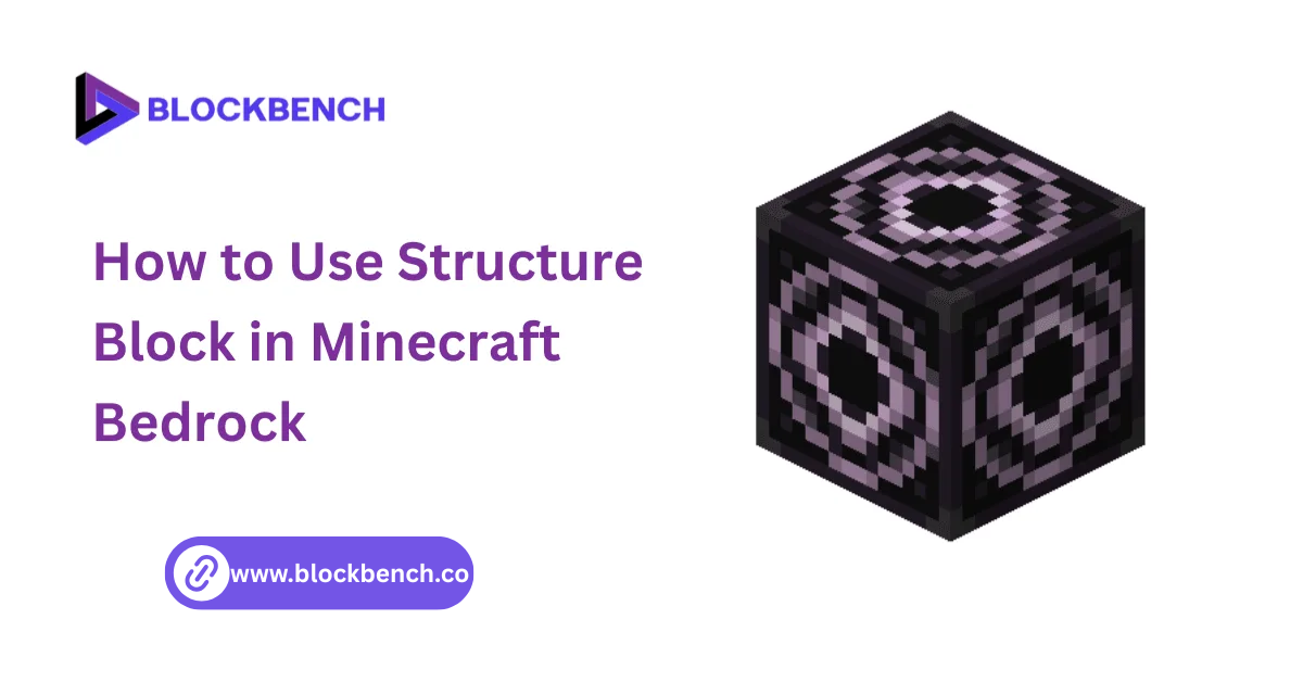 how to use structure block in minecraft bedrock